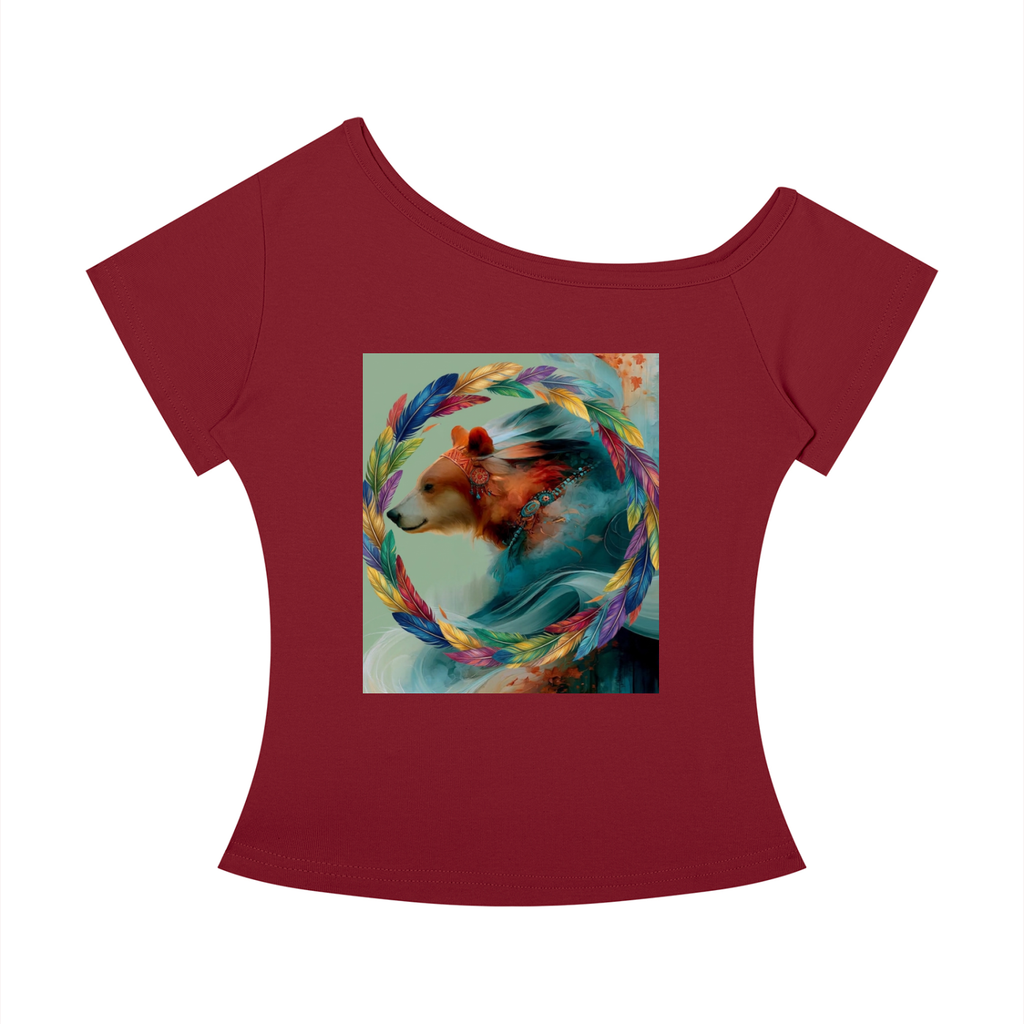 Women’s Off-the-Shoulder T-Shirt